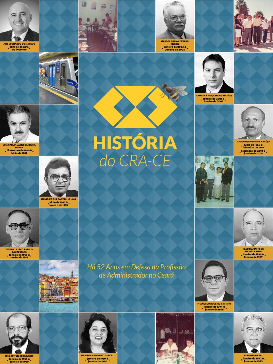 Em comemoração aos 52 anos, CRA-CE lança e-book com história do Conselho